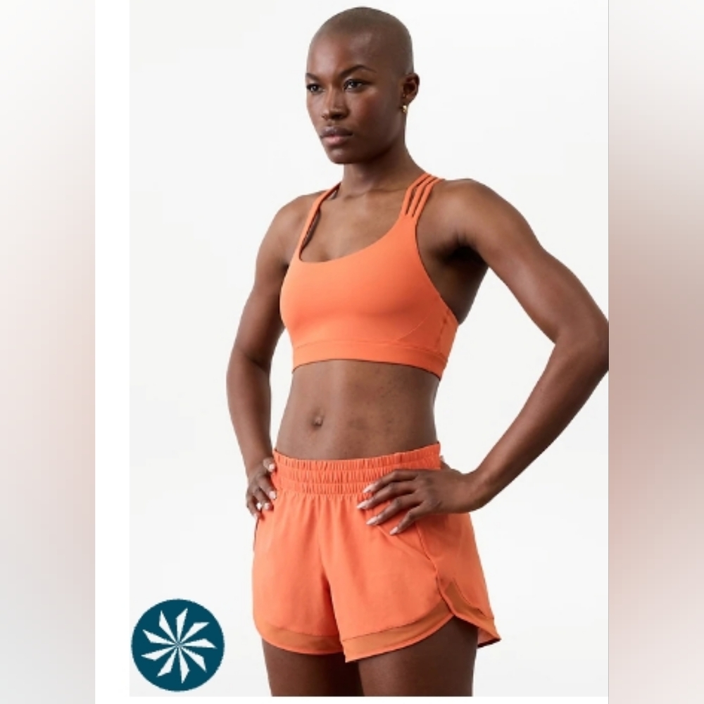 Mid-Rise Mesh Racer Run 4" Shorts